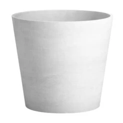 ECOPOTS Amsterdam Op Wielen - Witgrijs Ø 60 Cm