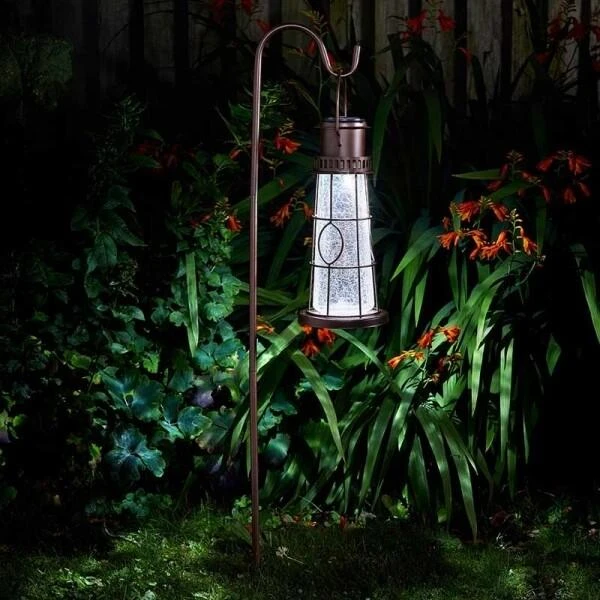 Lantaarn Vuurtoren Solar Met Grondhaak