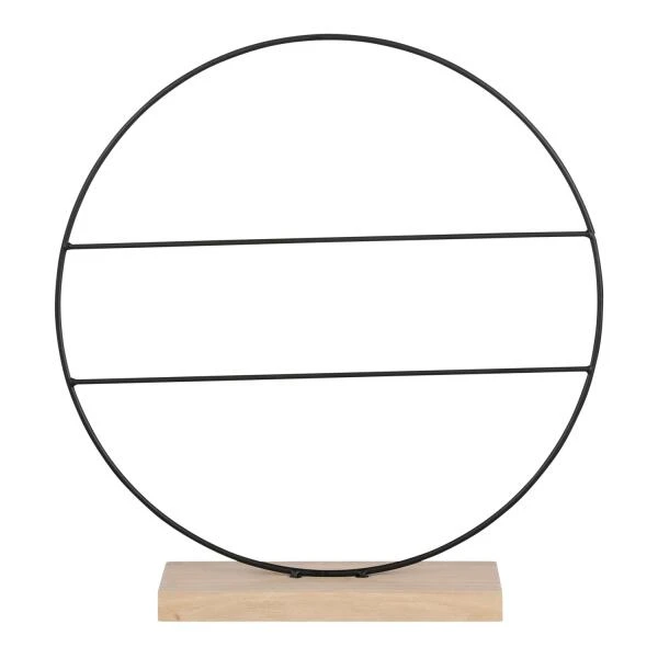 Decoratie Cirkel Op Voet Met Verdeling - 8 × 40 Cm