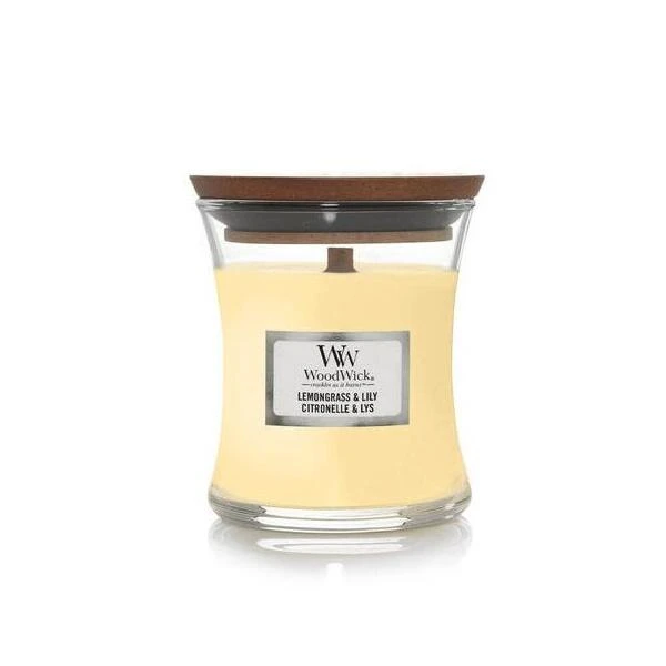 WoodWick Medium Candle - Lemongrass & Lily