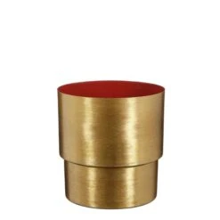 Ivan Bloempot Goud/rood - Ø 20,5 × 21 Cm