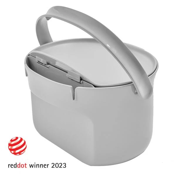 Bokashi Organko Daily Keukenafvalemmer Grijs - 3,3 L - Afbeelding 4