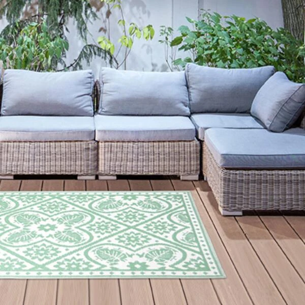 ESSCHERT DESIGN Tuintapijt Rechthoekig Groen - 180 X 120 Cm - Afbeelding 4
