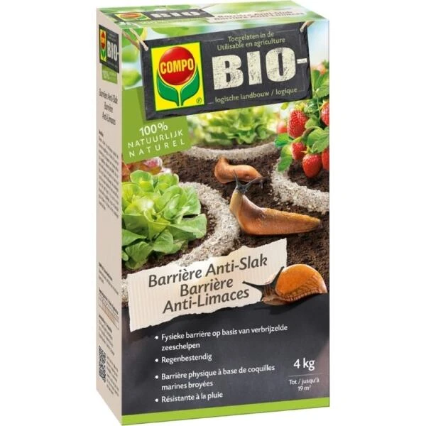 Barrière Tegen Slakken - 100% Natuurlijk