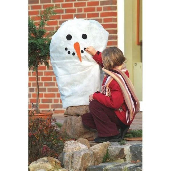 Beschermhoes Planten - Sneeuwman - 130 × 150 Cm
