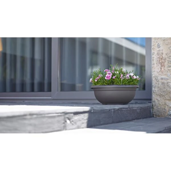 Bloemenschaal Venezia 50 Cm - Antraciet - Afbeelding 2