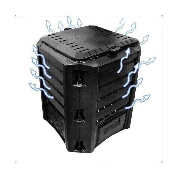 Compostvat Zwart 380 Liter - Afbeelding 3