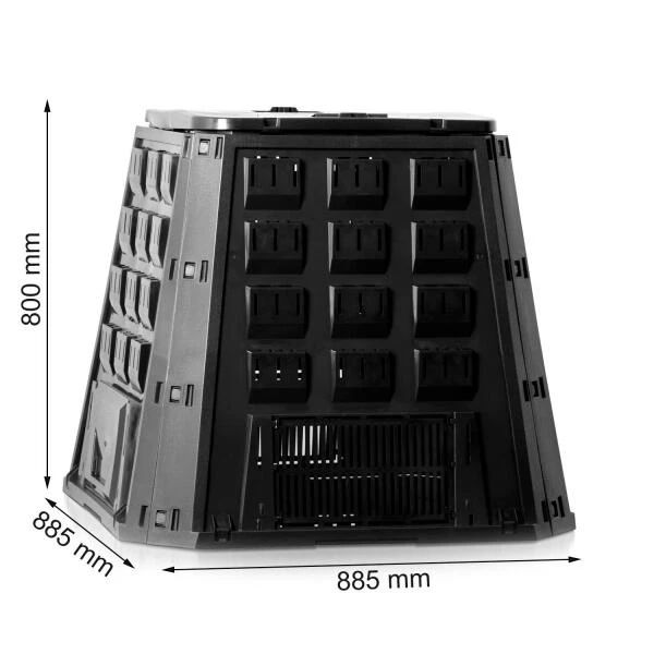 Compostvat Zwart 420 Liter - Afbeelding 4