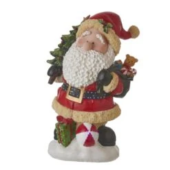 Kerstman Polyresin Met Ledverlichting