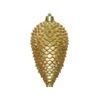 Dennenappels 12 Cm - Licht Goud - Set Van 4 Stuks