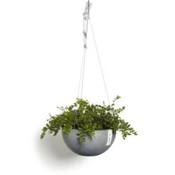 ECOPOTS Brussels Hanging Basket - Grijs Ø 27 Cm