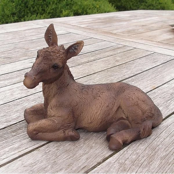 Ezel Veulen Liggend - Levensecht - Afbeelding 2