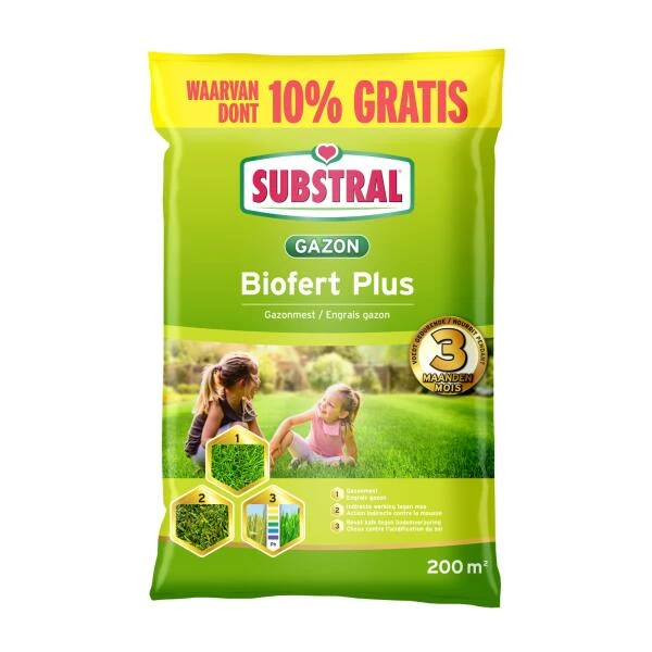 Gazonmest Biofert 200 M² - 20 Kg
