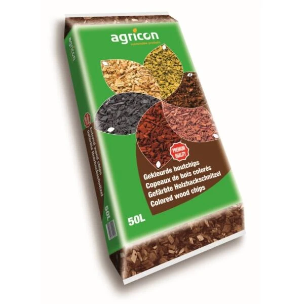 Gekleurde Houtchips - Bruin 50 Liter - Afbeelding 2
