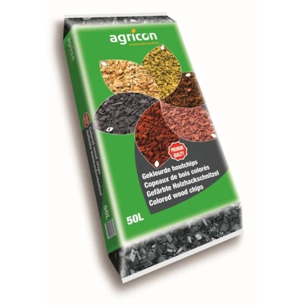 Gekleurde Houtchips - Ardoise Grijs 50 Liter - Afbeelding 2