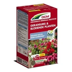 Geranium, Bloeiende Plant DCM Meststof BIO - 1,5 Kg