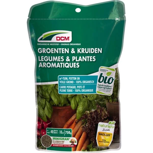 Groenten En Kruiden Meststof - DCM BIO 750 G