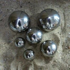 Spiegelbollen Inox - Set Van 6 Stuks