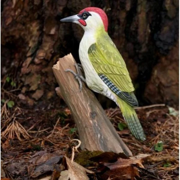 Houten Vogel - Groene Specht - Afbeelding 2