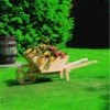 Plantenbak - Houten Kruiwagen