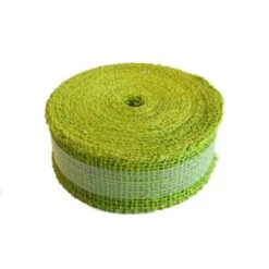Jute Band 5 Cm - Appelgroen