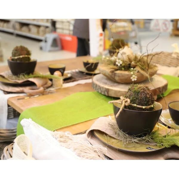 Jute Rol 25 Cm - Ivoor Wit - Afbeelding 2