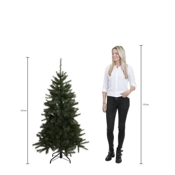 Triumph Tree Kerstboom Kunststof Forest Frosted Groen - 155 Cm - Afbeelding 4