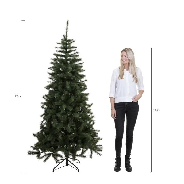 Triumph Tree Kerstboom Kunststof Forest Frosted Groen - 215 Cm - Afbeelding 4