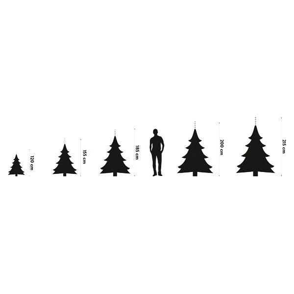 Triumph Tree Kerstboom Kunststof Forest Frosted Groen - 230 Cm - Afbeelding 4