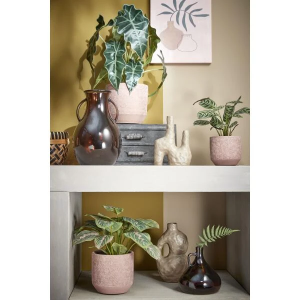 Kunstplant Alocasia In Pot - 30 × 50 Cm - Afbeelding 3