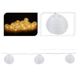 Led Feestverlichting Met 20 Lampionnen