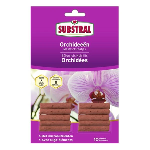 Substral Meststofstaafjes Orchideeën - Set Van 10 Stuks