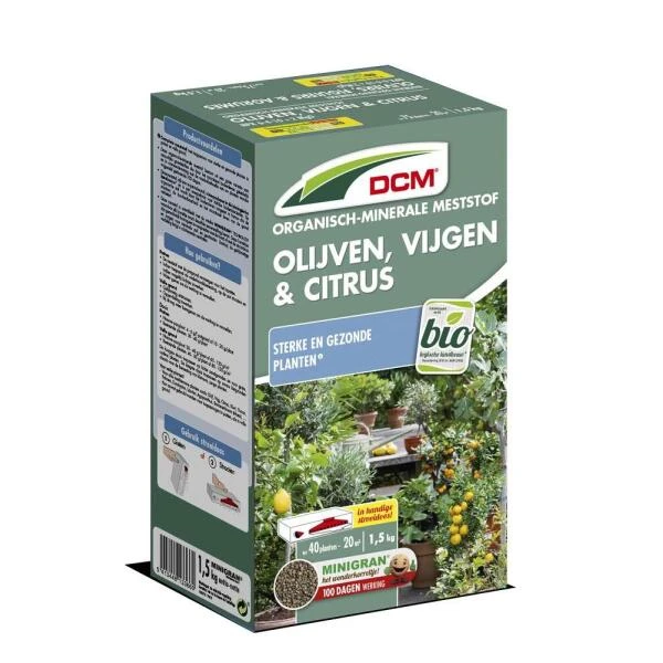 DCM Olijven / Vijgen En Citrusplantenmest 1,5 Kg