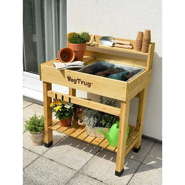 Vegtrug Oppottafel Deluxe - Naturel - Afbeelding 4