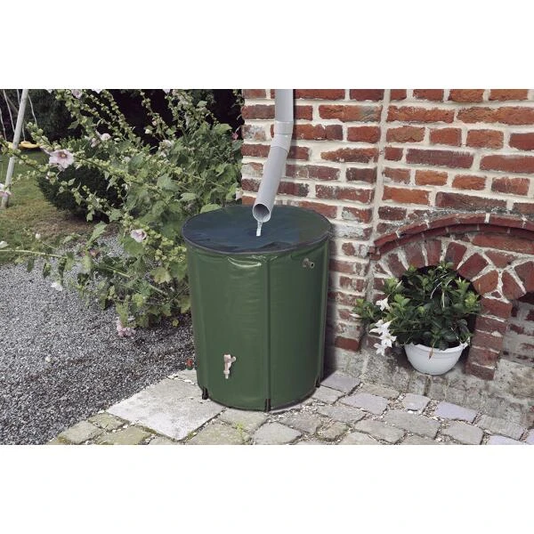 Opvouwbare Regenwatertank Groen - 300 L - Afbeelding 2