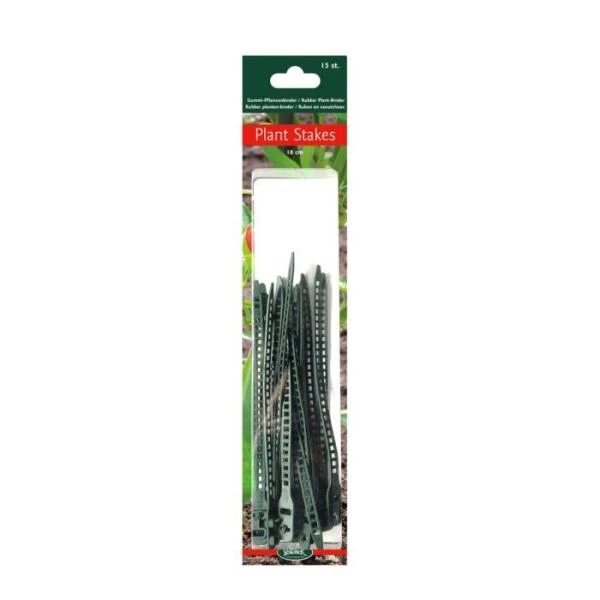 Plantenbinder - Rubber 18 Cm Groen - Set Van 15 Stuks - Afbeelding 2