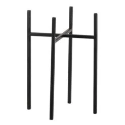 Plantenstandaard Scott Zwart - 13 × 13 × 25 Cm