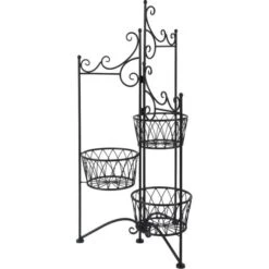 ESSCHERT DESIGN Plantenstandaard Voor 3 Potten