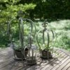 ESSCHERT DESIGN Pothouders Kroon - Aged Metal - Set Van 3 Stuks