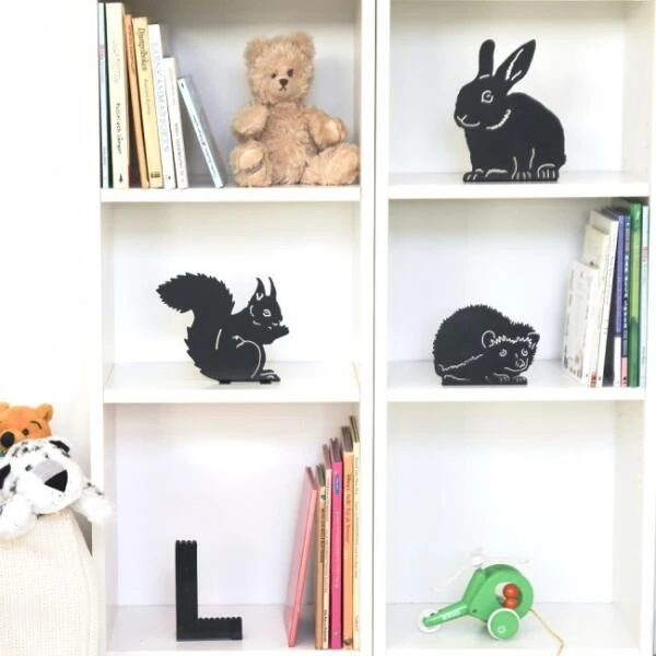 Silhouet Etende Eekhoorn - Decoratief - Afbeelding 3