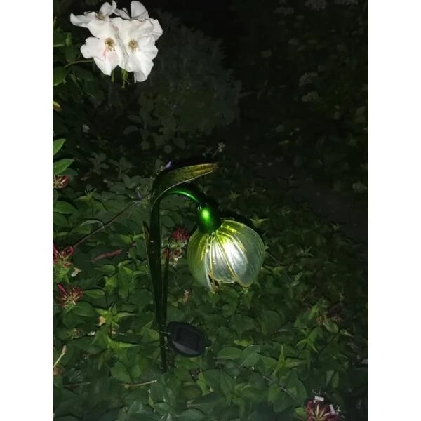 Sneeuwklokje Als Solar Tuinlamp - Afbeelding 4
