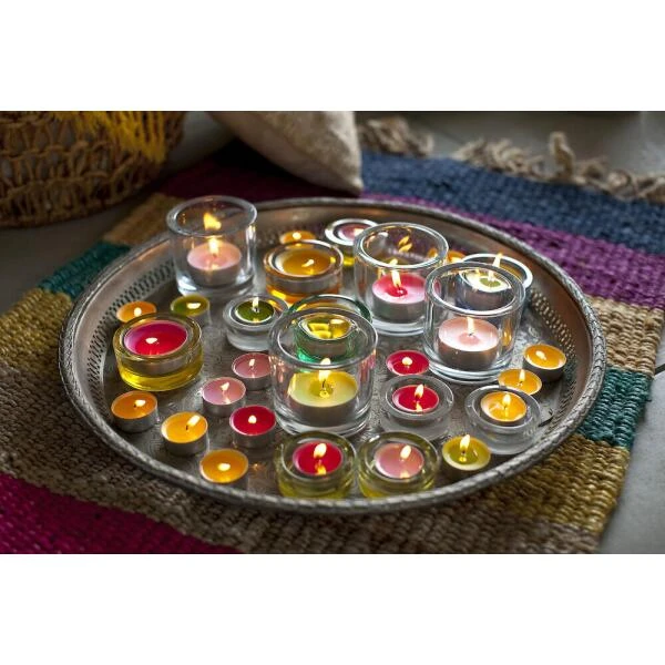 Theelicht Wilde Orchidee - 4,5 Uren - Set Van 30 Stuks - Afbeelding 2