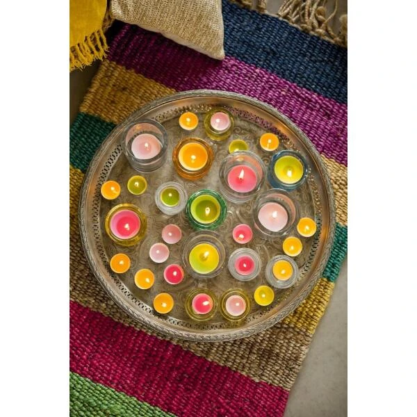 Theelicht Zuiderse Citrus - 4,5 Uren - Set Van 30 Stuks - Afbeelding 2