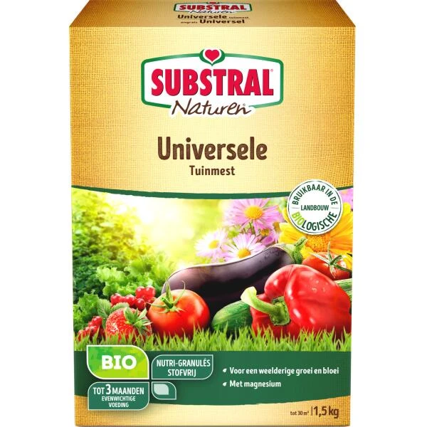 Substral Naturen BIO Universele Tuinmest - 1,5 Kg