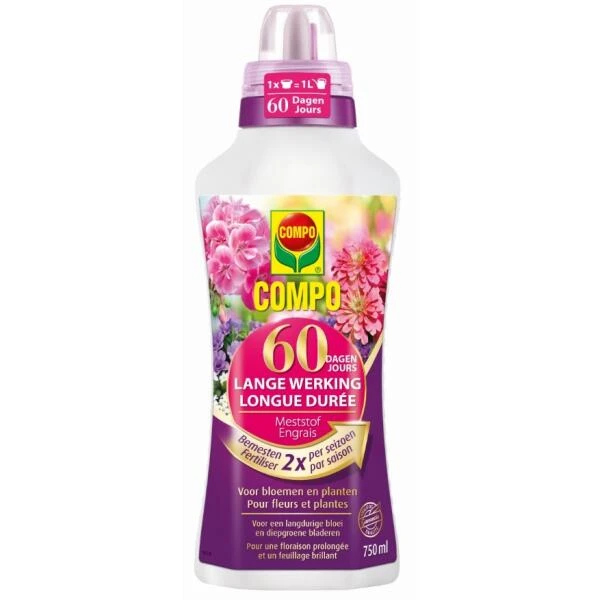 Compo Vloeibare Meststof 60 Dagen Werking 750 Ml