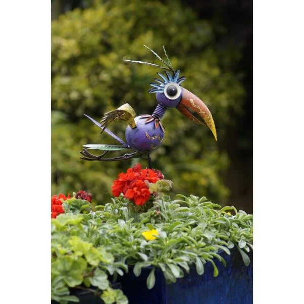 Vogel Flighty Op Pin - Metaal - Afbeelding 2