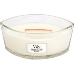 WoodWick Ellipse Candle - White Teak