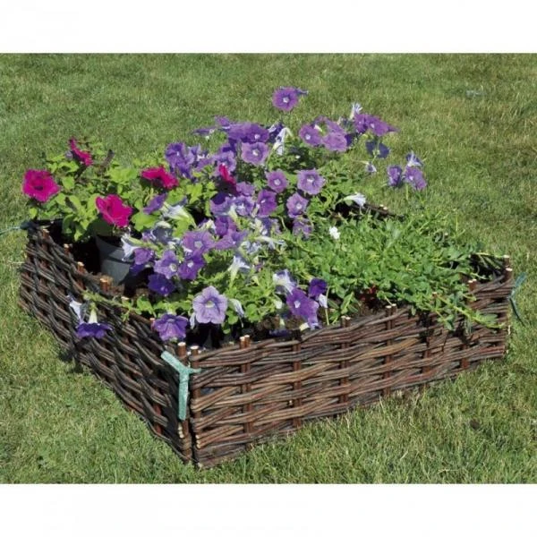 Wilgentenen Plantenbed - 60 × 60 × 20 Cm - Afbeelding 2