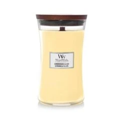 WoodWick Large Candle - Lemongrass & Lily